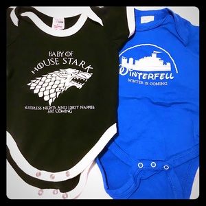 Baby “Game of Thrones” onesies